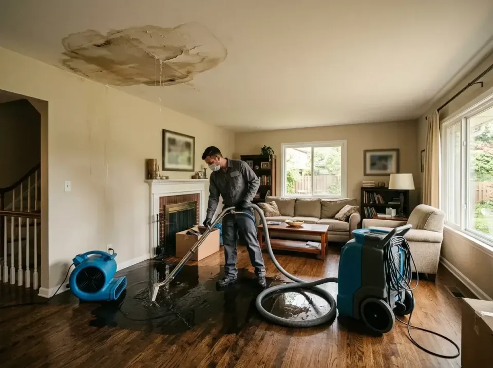 attic-pipe-burst-ceiling-drip-008 — frequently asked questions, Water Damage Restoration & Carpet Care in Forest Park, OH